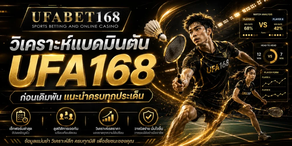 วิเคราะห์แบดมินตัน UFA168